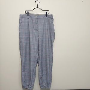 2/15$ NWOT SHEIN plaid jogger pant